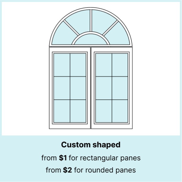 Custom shaped window cost