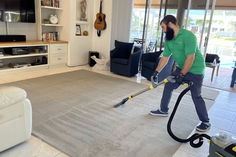 Carpet cleaning - Dec 6 | Goldmillio cleaning service in Cape Coral